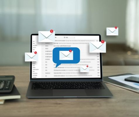 Man,Reading,E-mail,On,Smartphone,Email,Inbox,And,Email,With