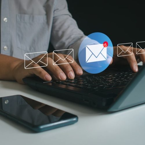 New,Email,With,Notification,Alert,,Direct,Selling,Project,In,Customer